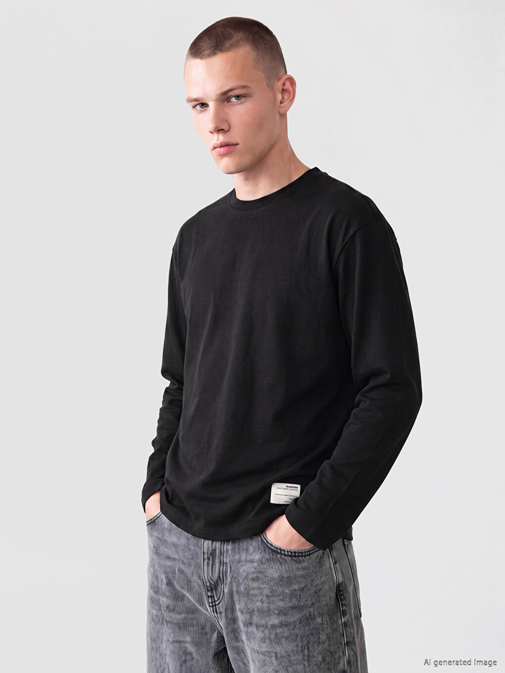 Crew Neck Men's Sweatshirt-2