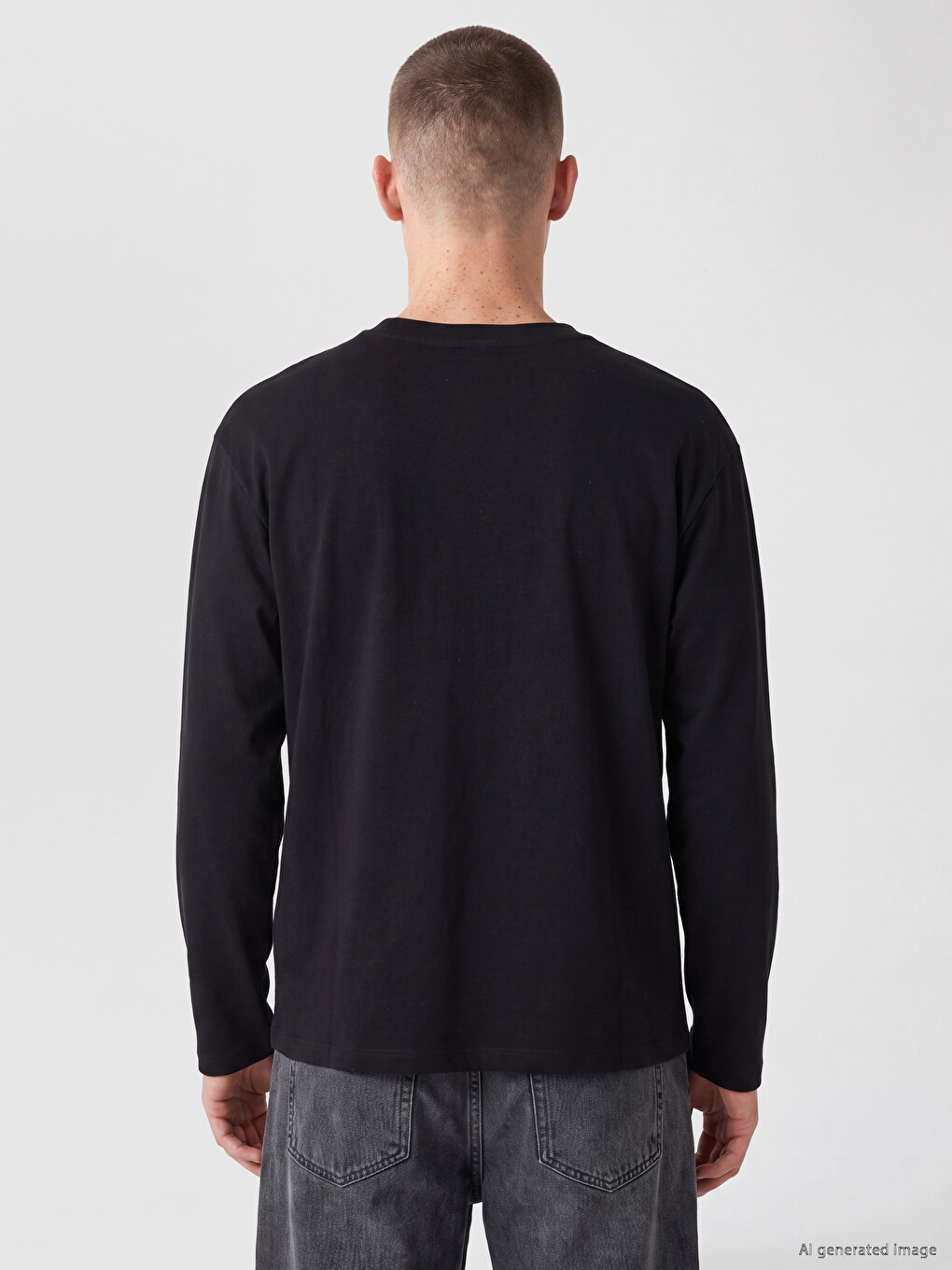 Crew Neck Men's Sweatshirt-3