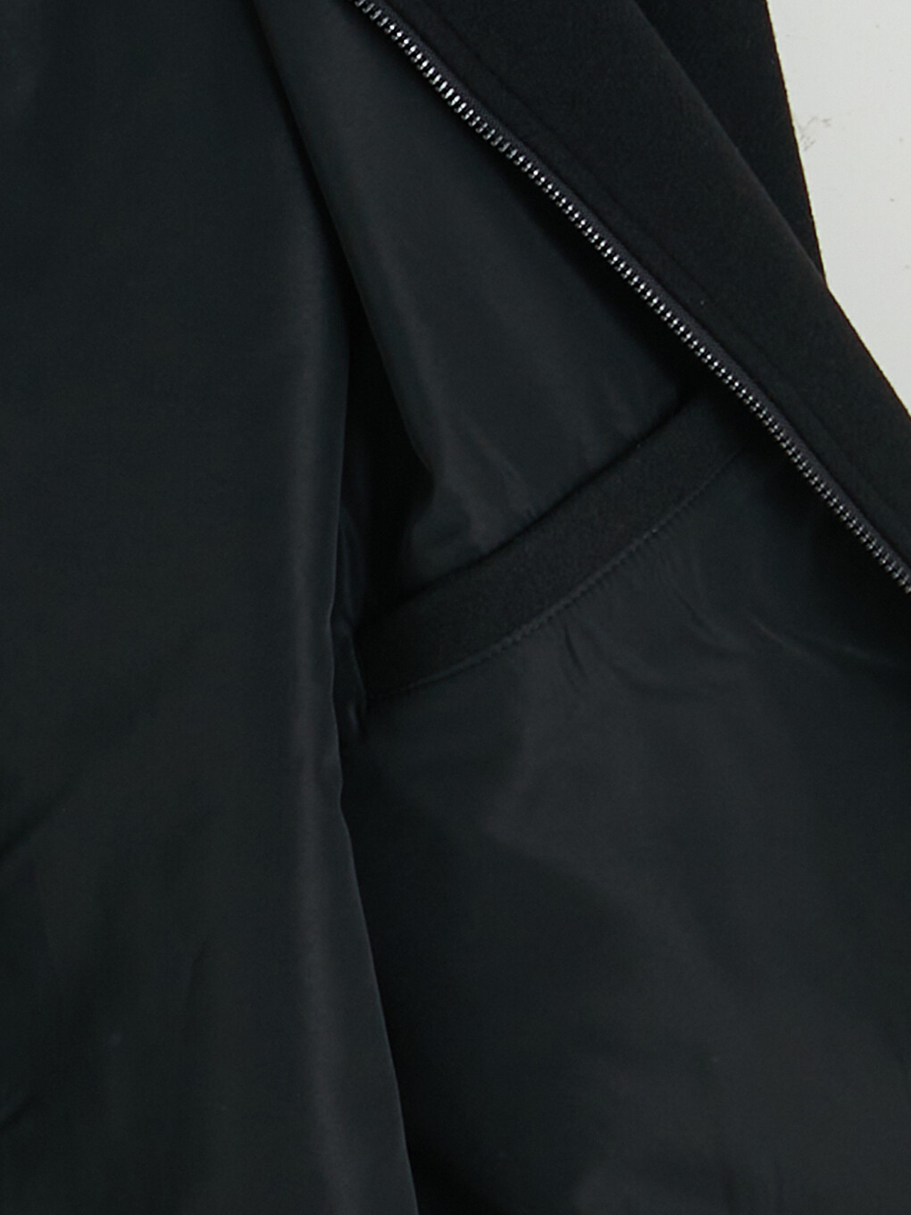 Siyah Regular Fit Gömlek Yaka Erkek Kaşe Mont-7