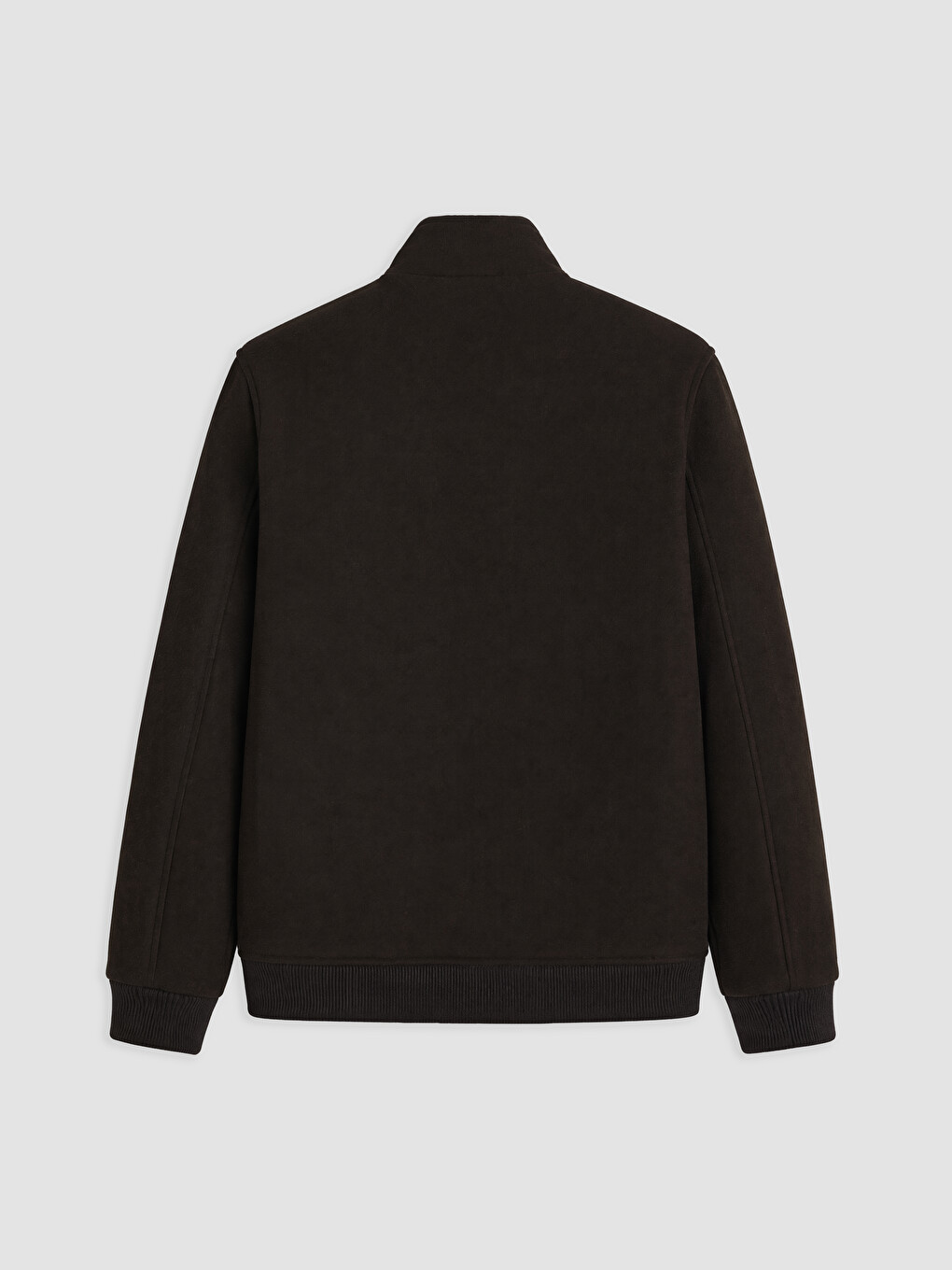 Mashkull Ngjyre Kafe Anorak-5