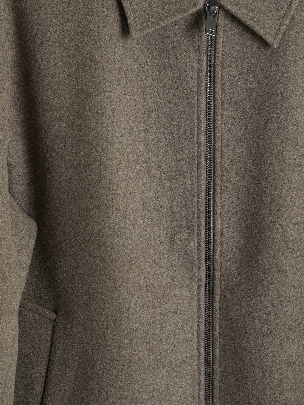 Regular Fit Shirt Collar Cachet Men's Coat-7