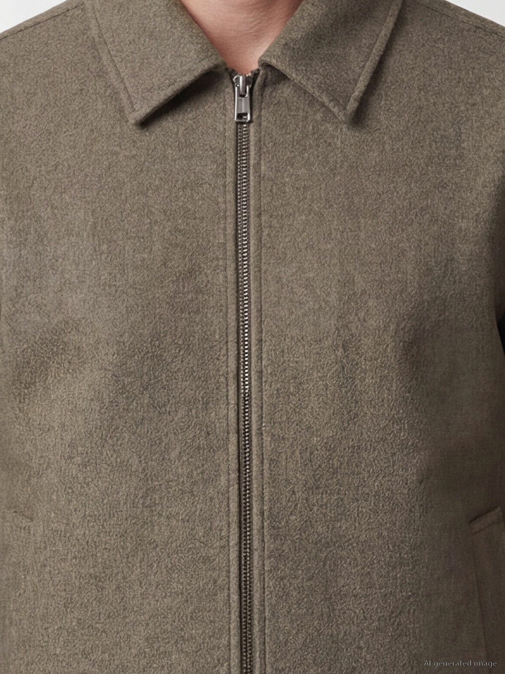 Regular Fit Shirt Collar Cachet Men's Coat-2