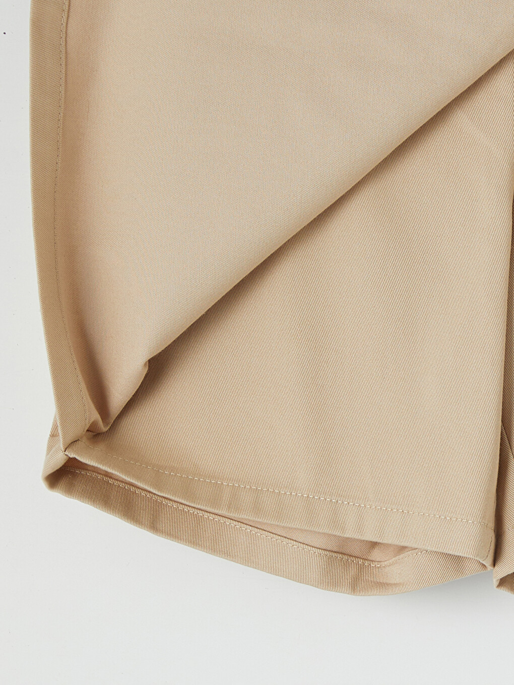 Bej Kız Çocuk Gabardin Şort Etek-1