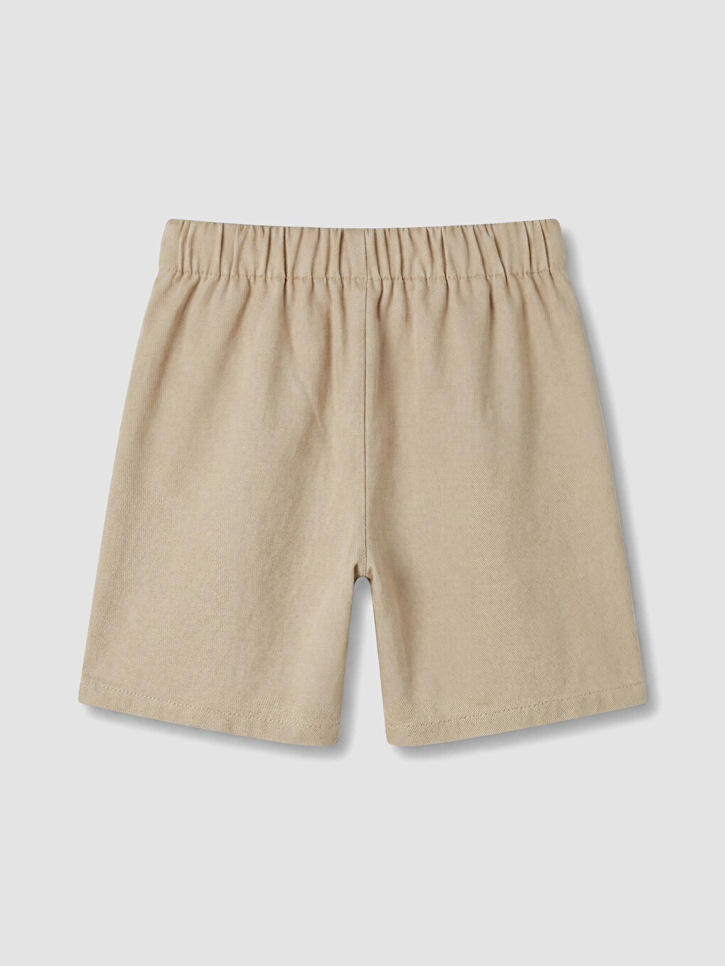 Bej Kız Çocuk Gabardin Şort Etek-3