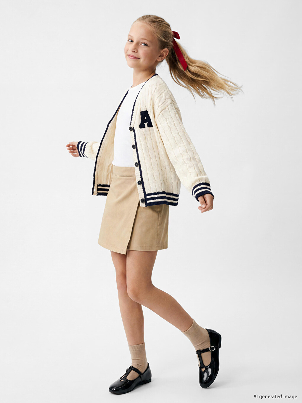 Skort Twill Për Vajza