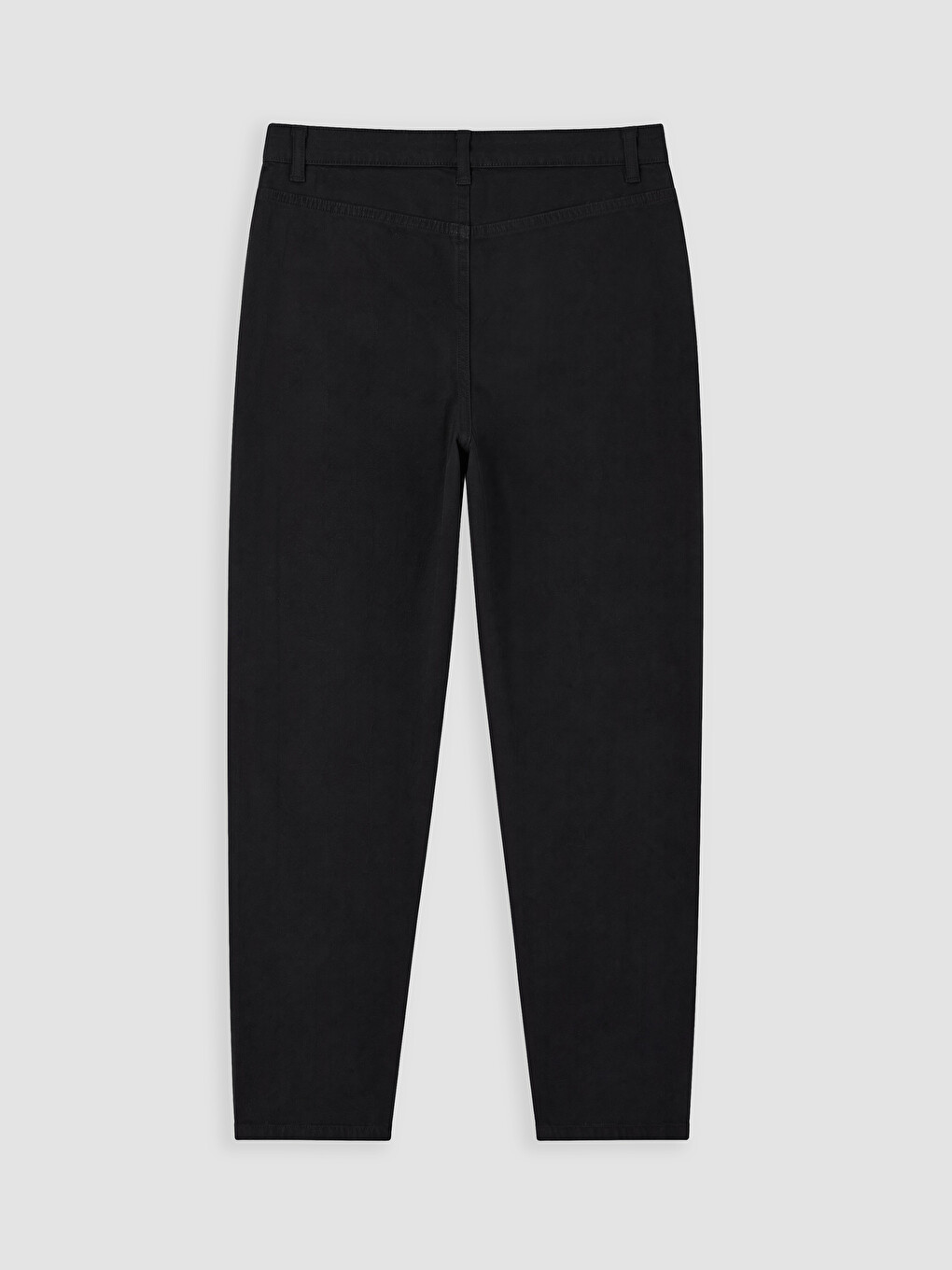 Siyah Regular Fit Kız Çocuk Gabardin Pantolon-2