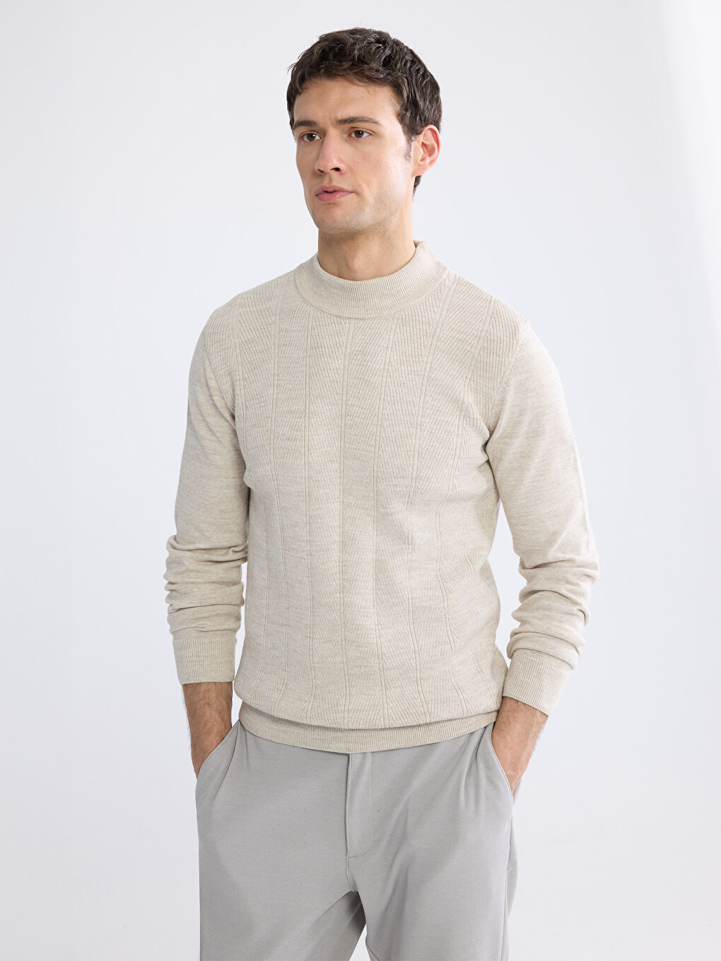 Pull-over BEIGE Homme
