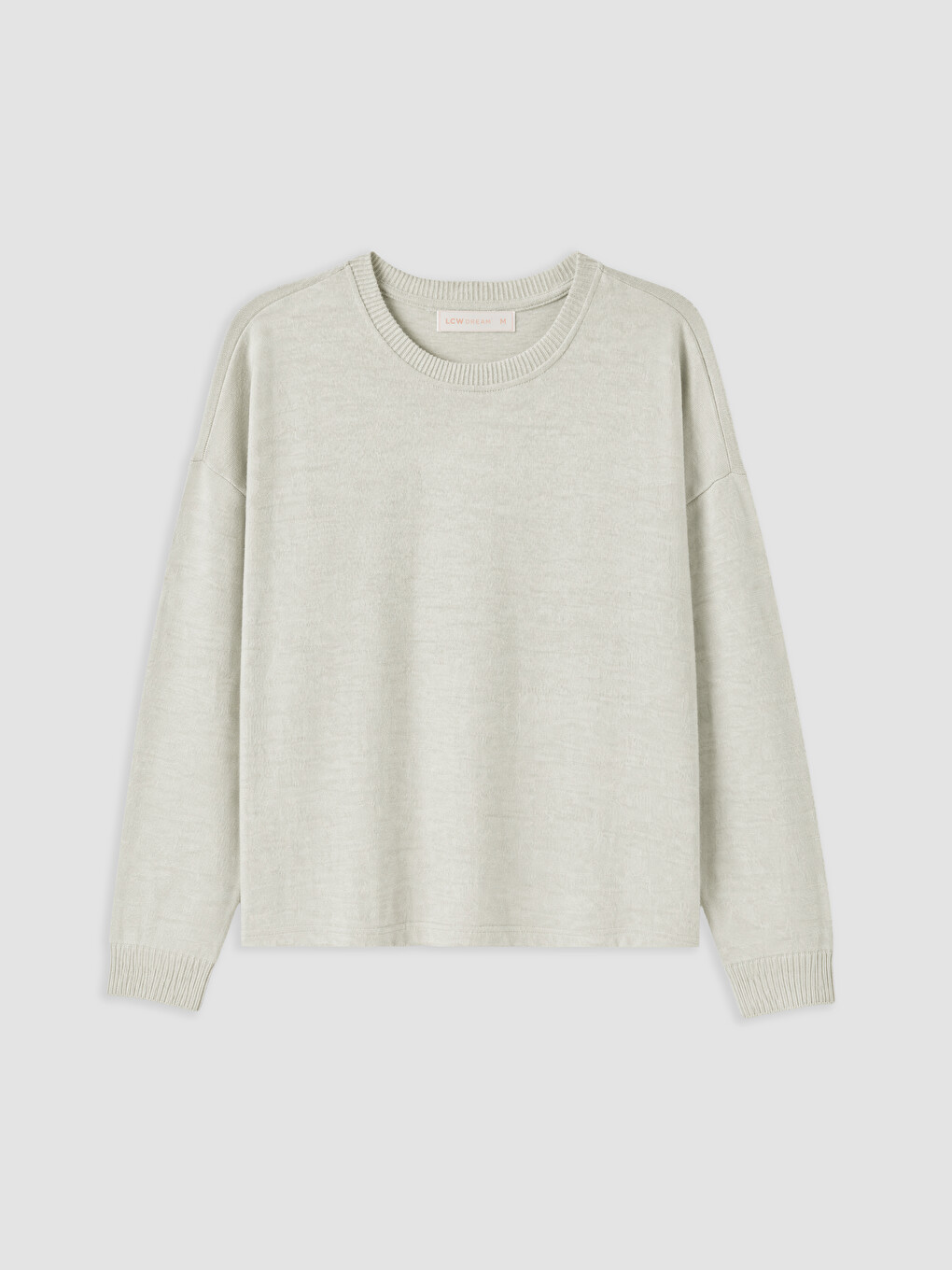 Crew Neck Ribbed Women's Pyjamas Set-5