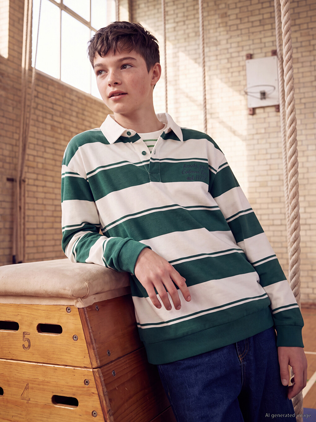 Striped Long Sleeve Boys' T-shirt