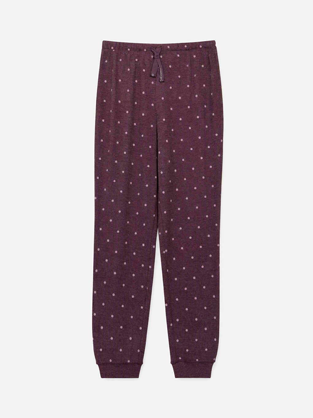 Kırmızı Bisiklet Yaka Baskılı Kadın Pijama Takım-7