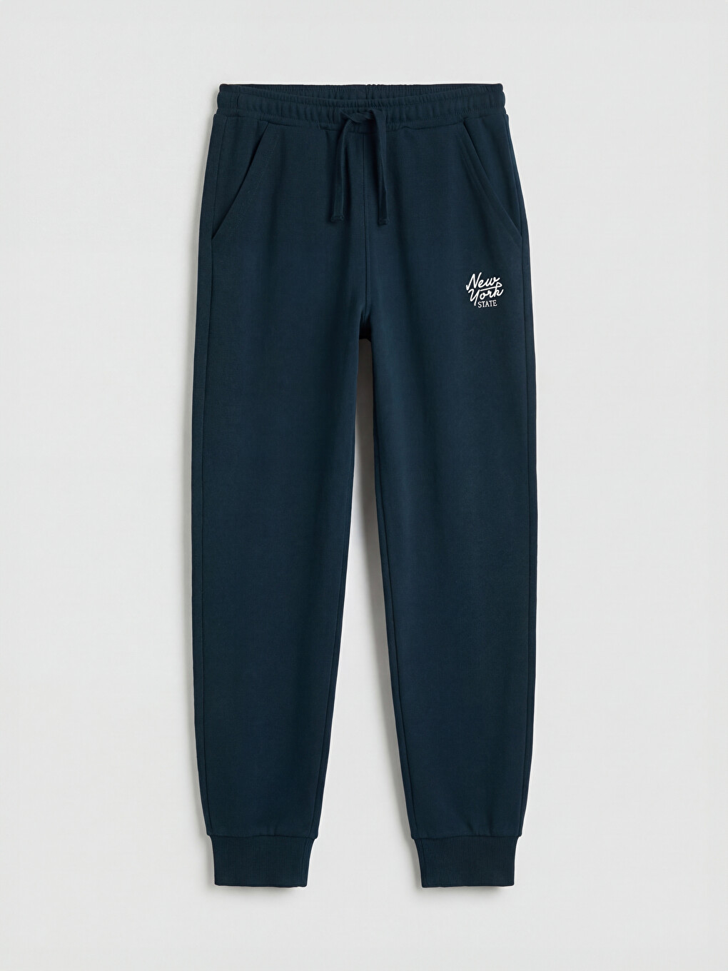 Lacivert New York Baskılı Erkek Çocuk Jogger Eşofman Altı