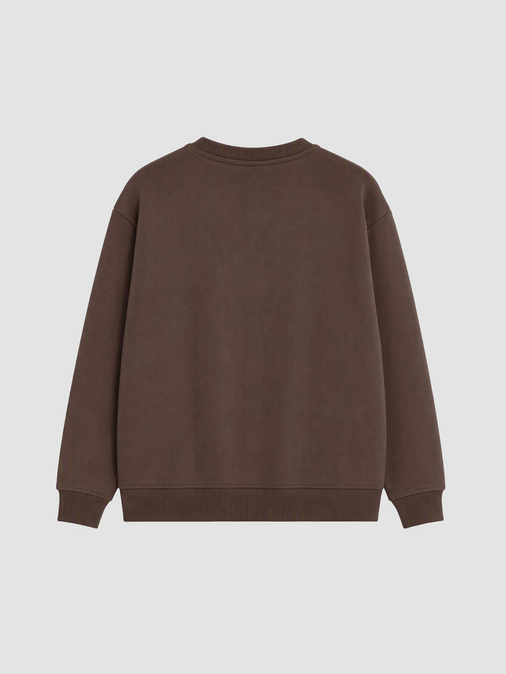 Kahverengi Baskılı Erkek Çocuk Sweatshirt-2