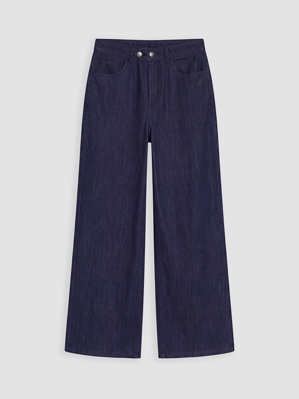 High Waist Wideleg Fit Women's Jeans-4
