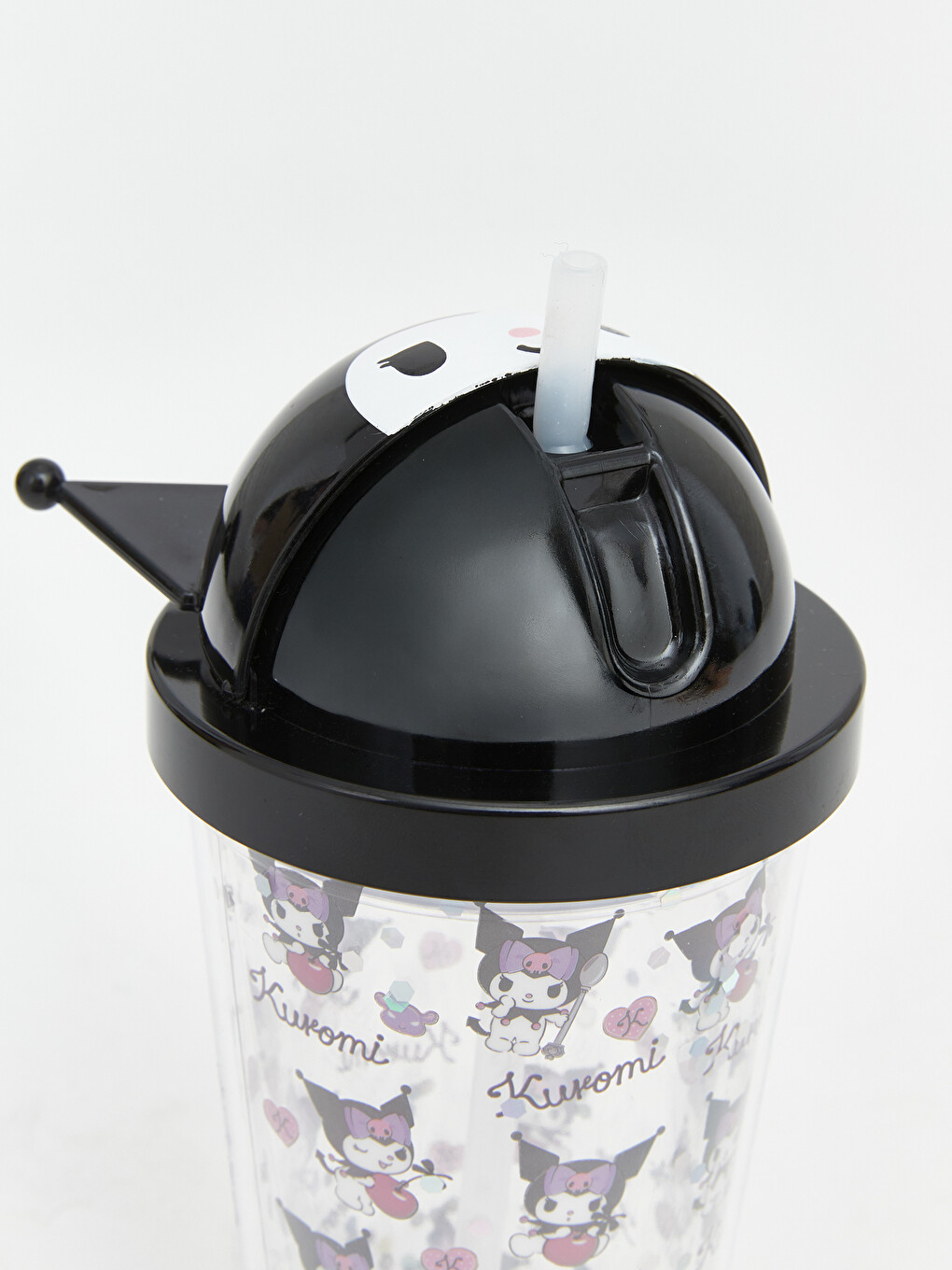 Karışık Kuromi Baskılı Kız Çocuk Pipetli Suluk 500 Ml-1
