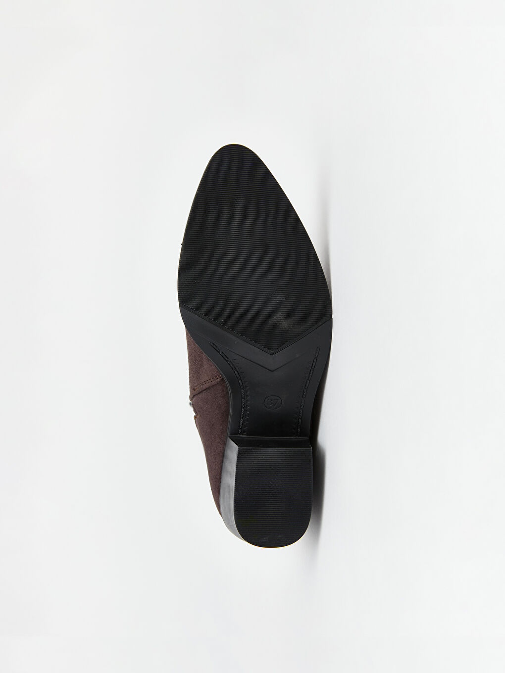 Kahverengi Kalın Topuklu Kadın Kovboy Botu-6