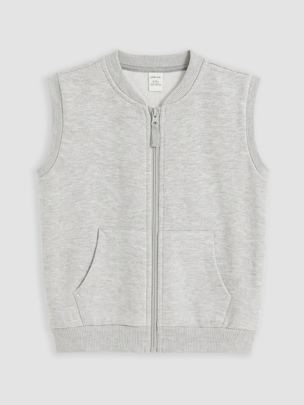 Crew Neck Boys' Thick Gilet