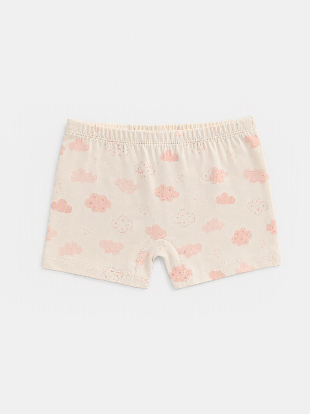 Ekru Kız Çocuk 3'lü Boxer-5