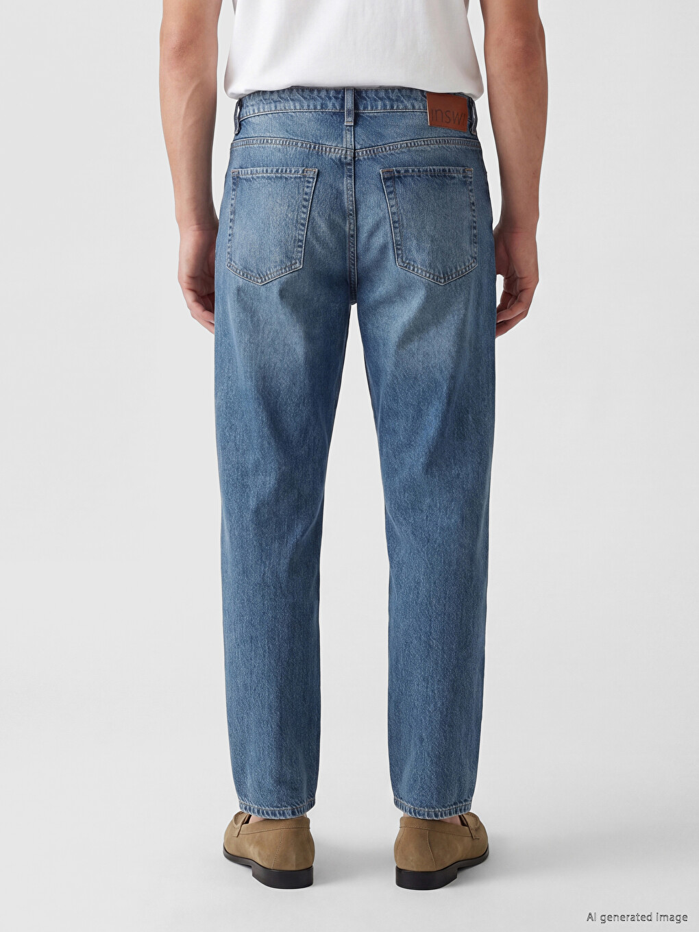 Baggy Fit Herren Jeans-3
