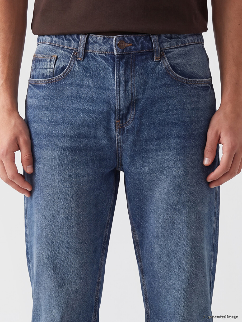 Baggy Fit Men's Jeans-2
