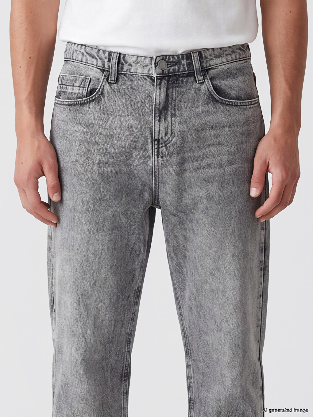 Baggy Fit Men's Jeans-2