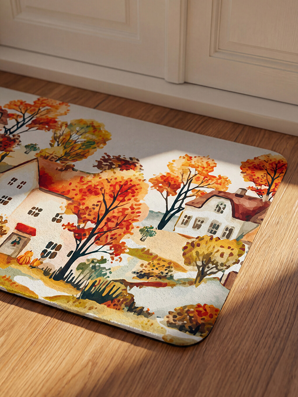 Ландшафтты Өрнекті Жуынатын Бөлмеге Арналған Төсеніш 40x60 Cm-1