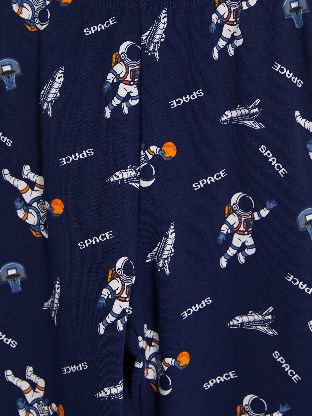 İndigo Bisiklet Yaka Erkek Çocuk Pijama Takım-5