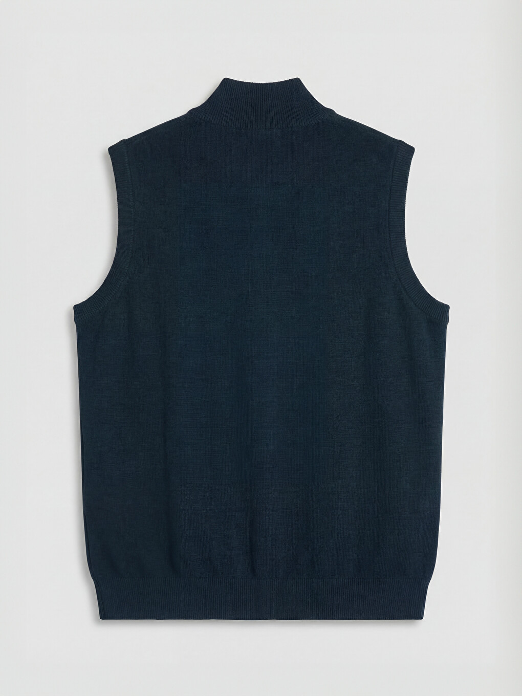 Man Navy Knit Gilet-5