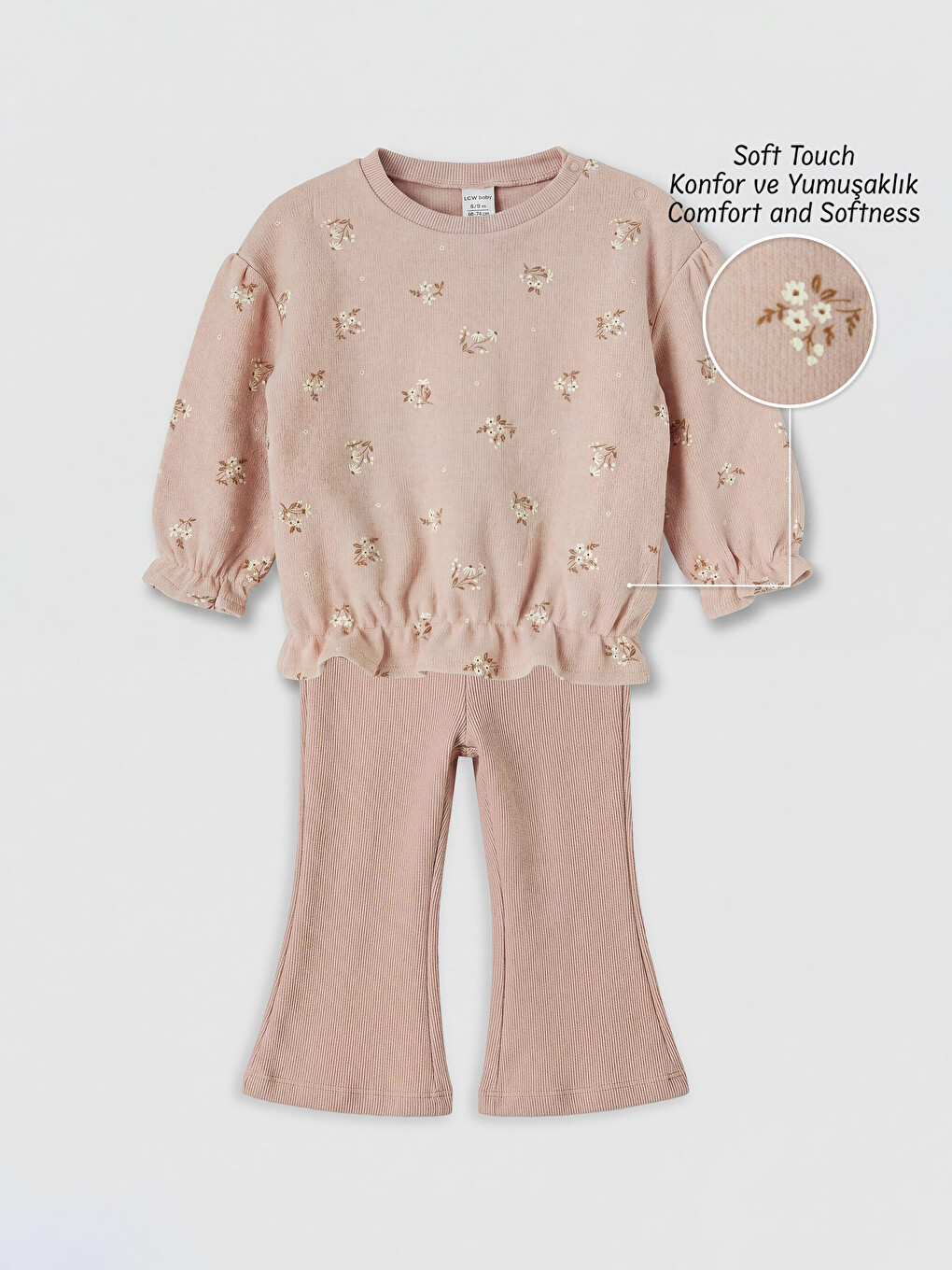 Baby-mädchen Sweatshirt Und Leggings-1