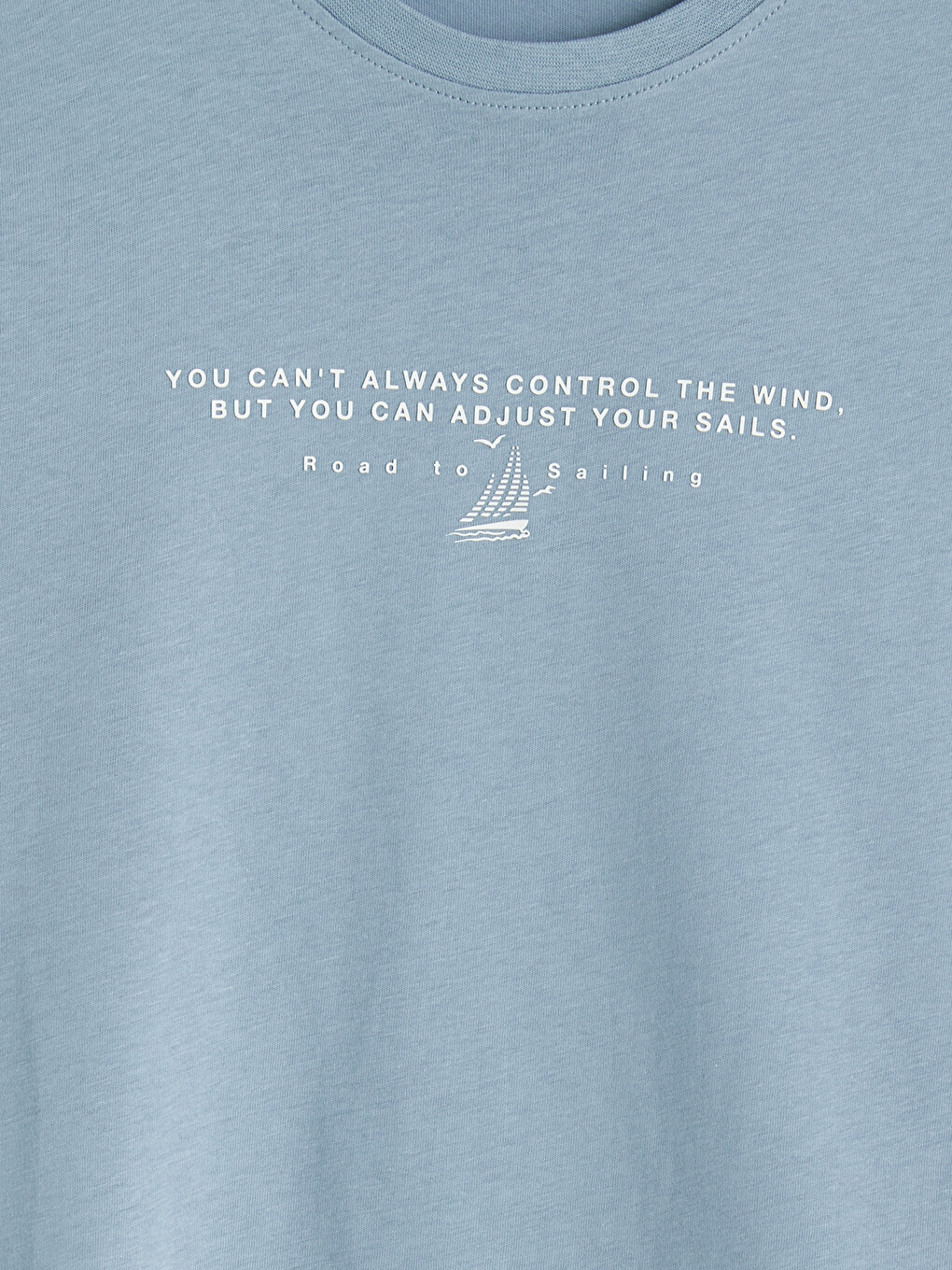 Regular Fit Crew Neck Printed Men's T-shirt-6