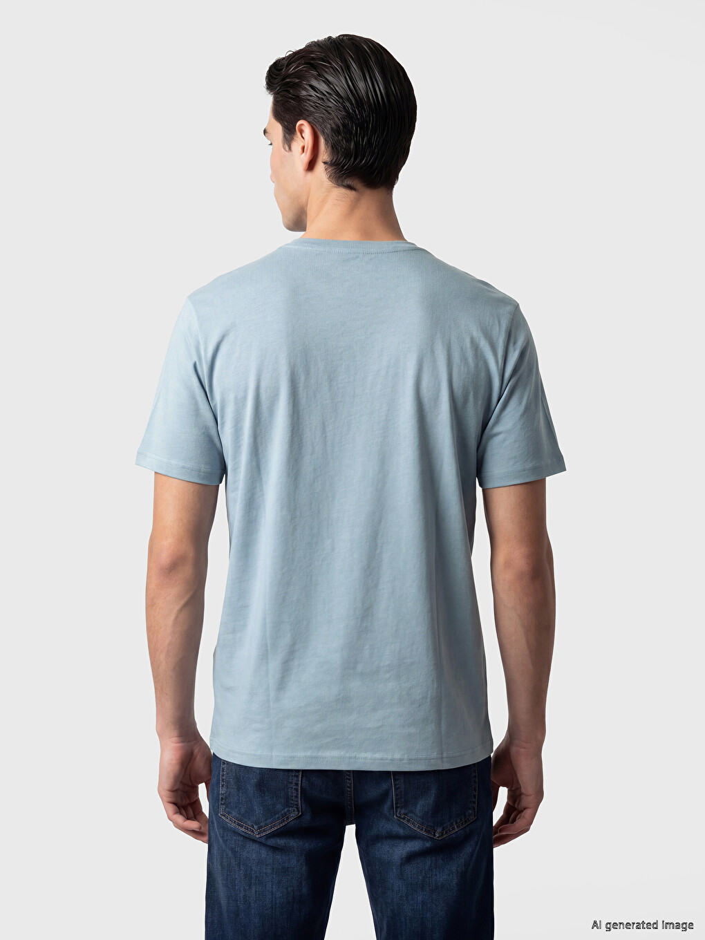 Regular Fit Crew Neck Printed Men's T-shirt-3