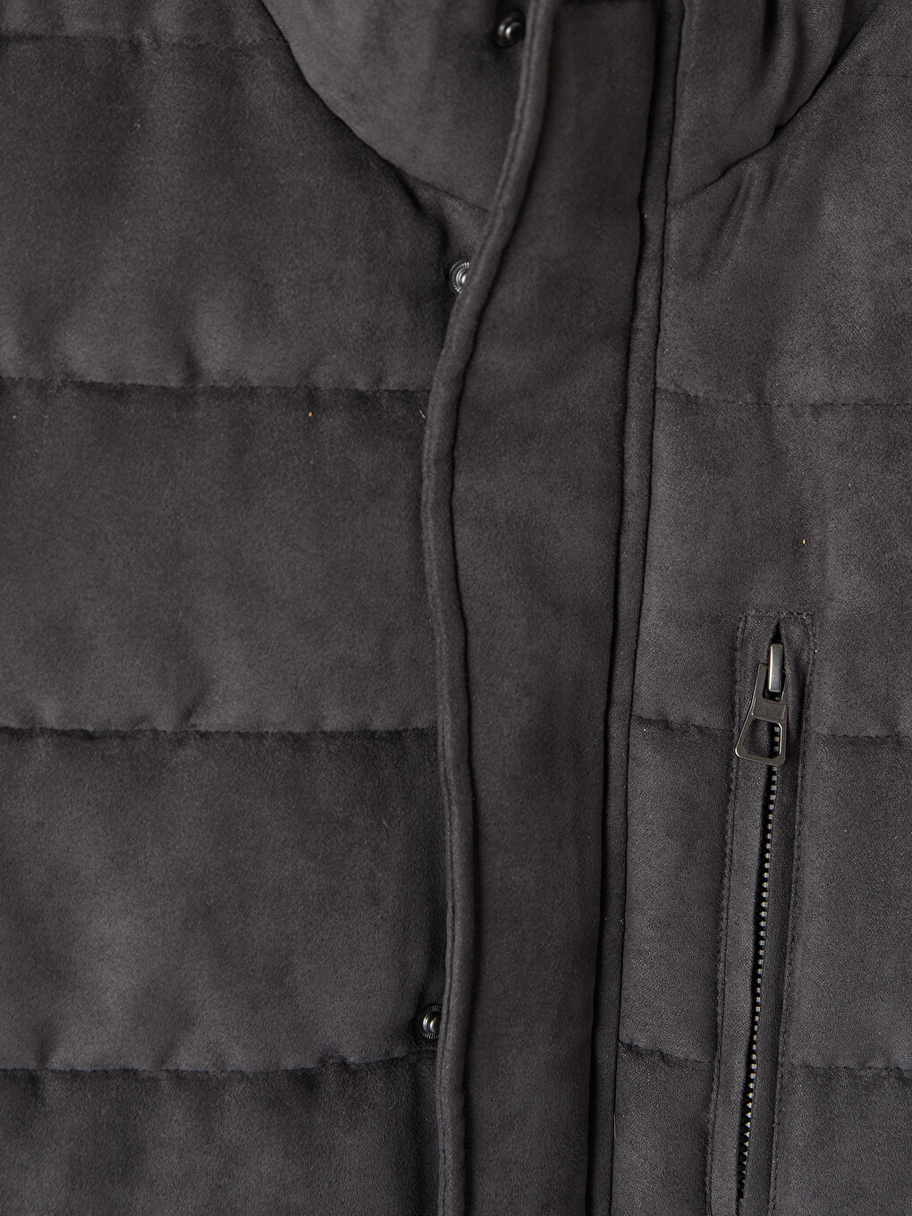 Man Anthracite Puffer Gilet-7