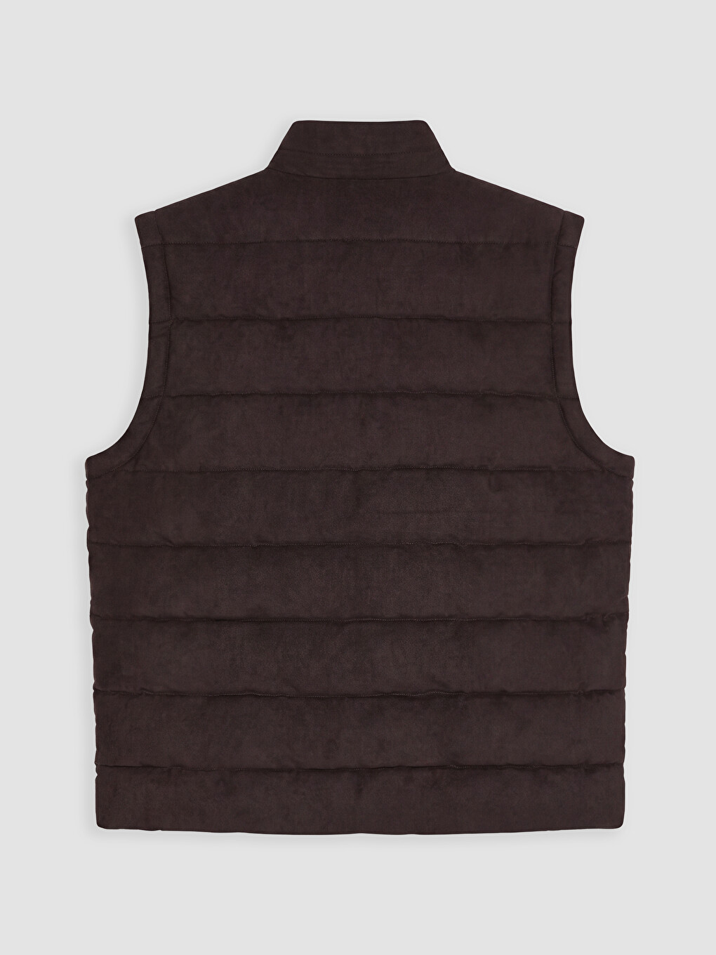 Man Brown Puffer Gilet-7