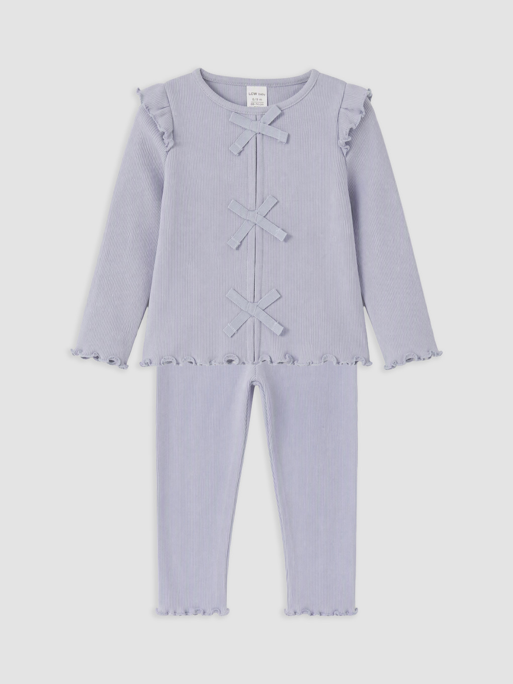 Ruffle Detailed Baby Girls' Set