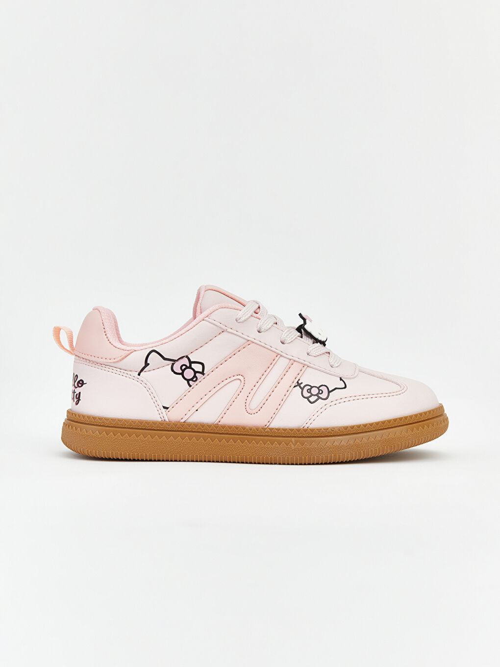 Pembe Hello Kitty Nakışlı Kız Çocuk Sneaker-1