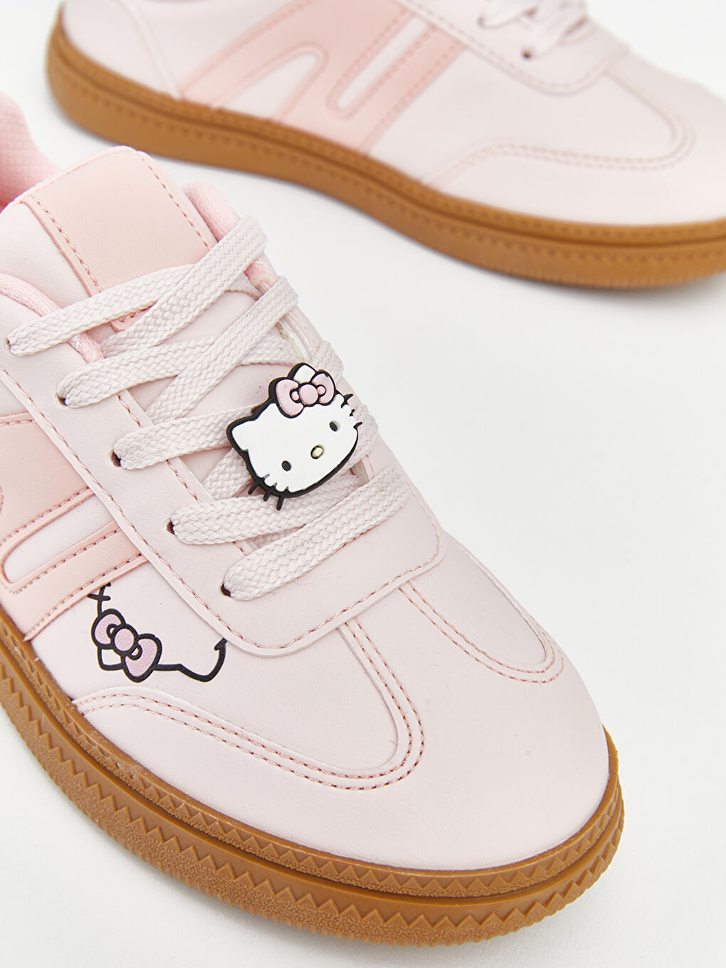 Pembe Hello Kitty Nakışlı Kız Çocuk Sneaker-2