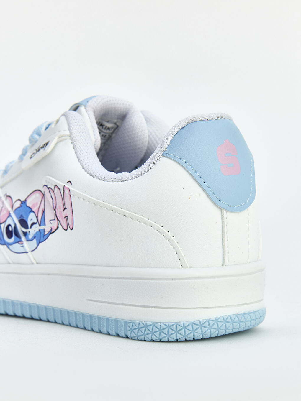 Beyaz Lilo ve Stitch Baskılı Kız Çocuk Spor Ayakkabı-3