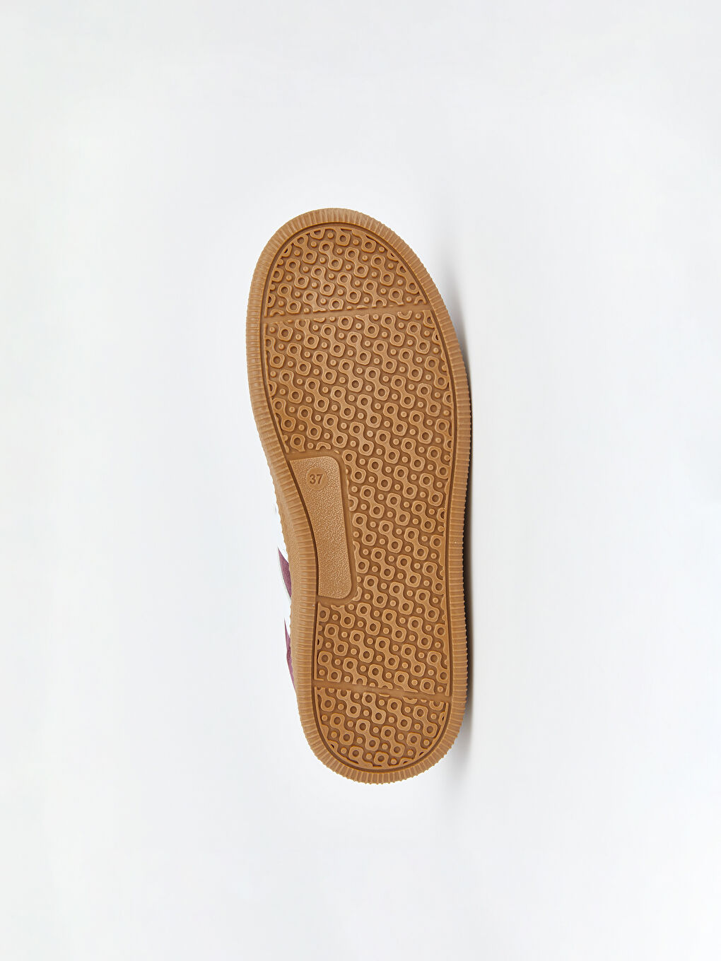 Bordo Bağcıklı Kız Çocuk Spor Ayakkabı-3