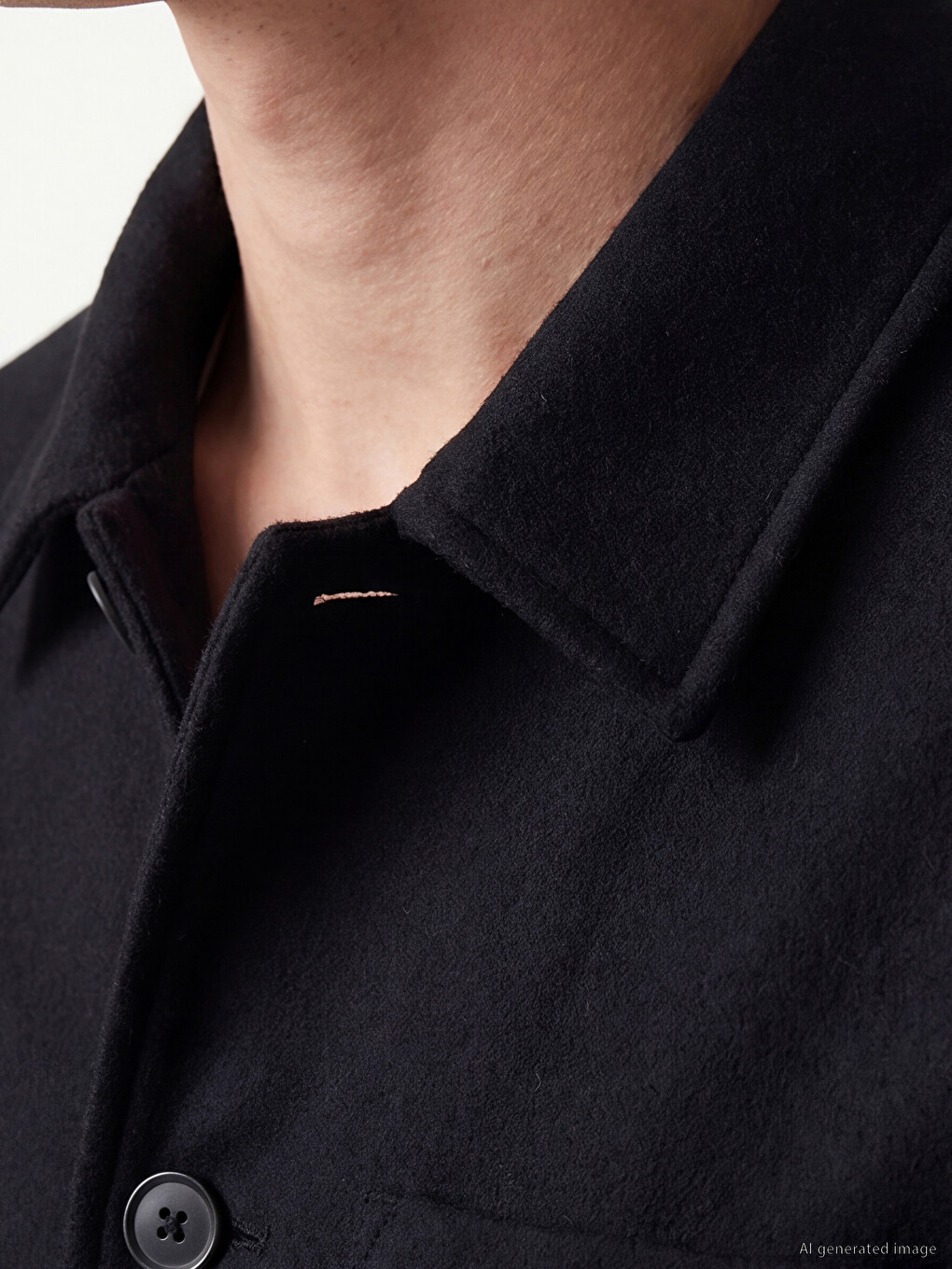 Regular Fit Shirt Collar Men's Cachet Jacket-2