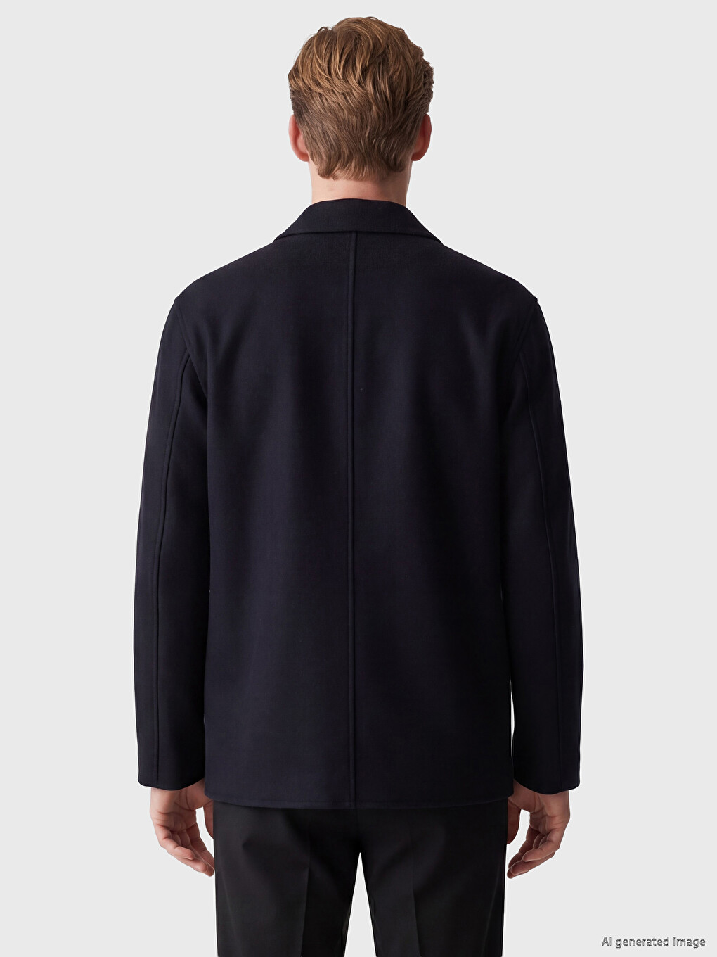Regular Fit Shirt Collar Men's Cachet Jacket-3