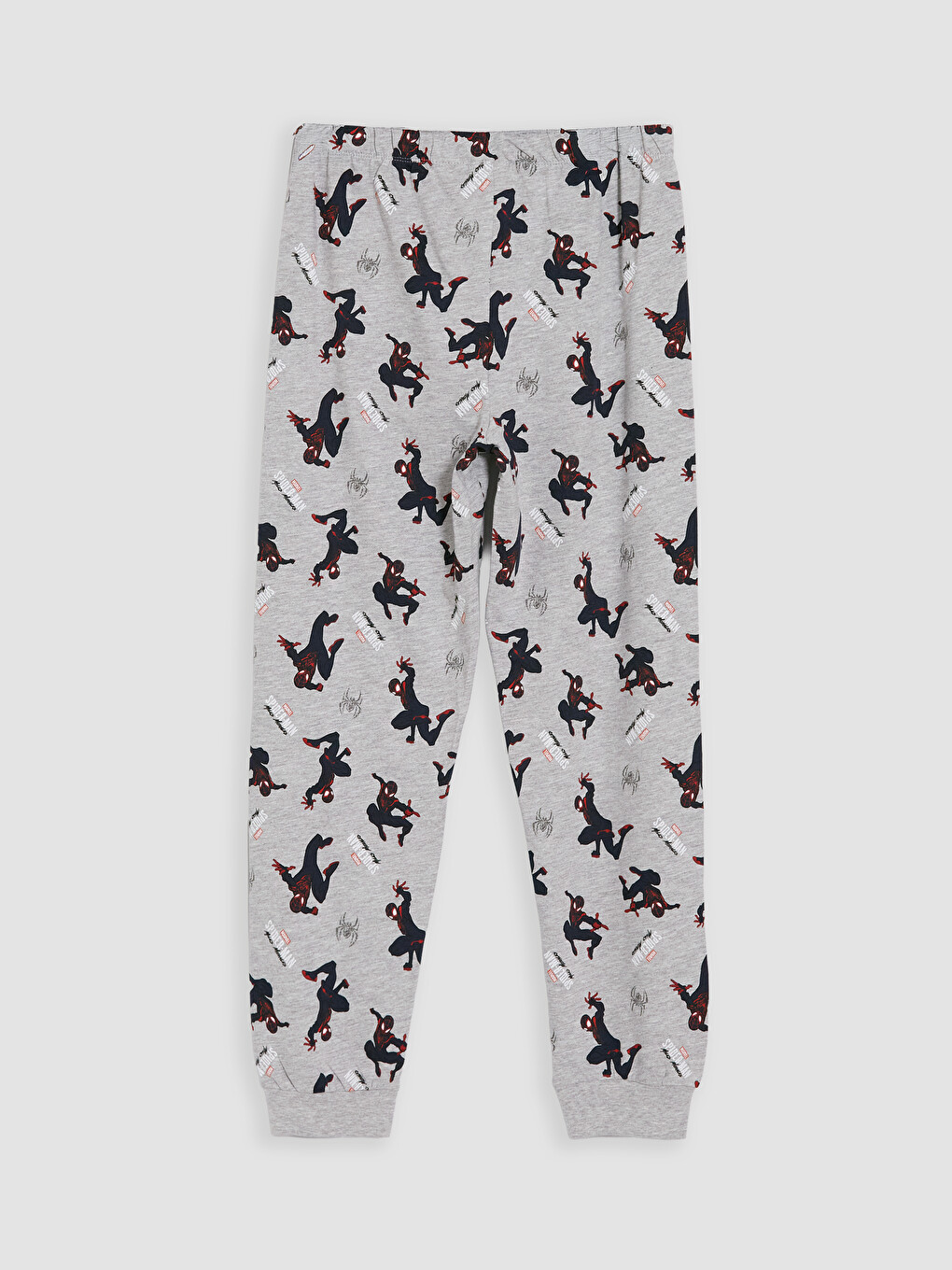 Gri Spider-man Baskılı Çocuk Pijama Alt-2