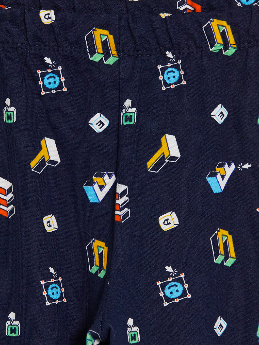 Crew Neck Printed Boys' Pyjamas Set-6