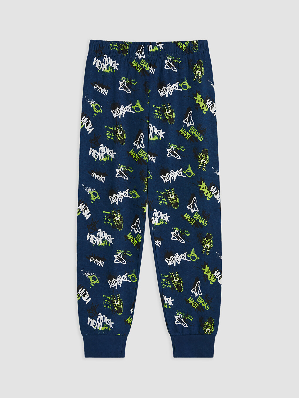 Ekru New York Baskılı Erkek Çocuk Pijama Takım-4