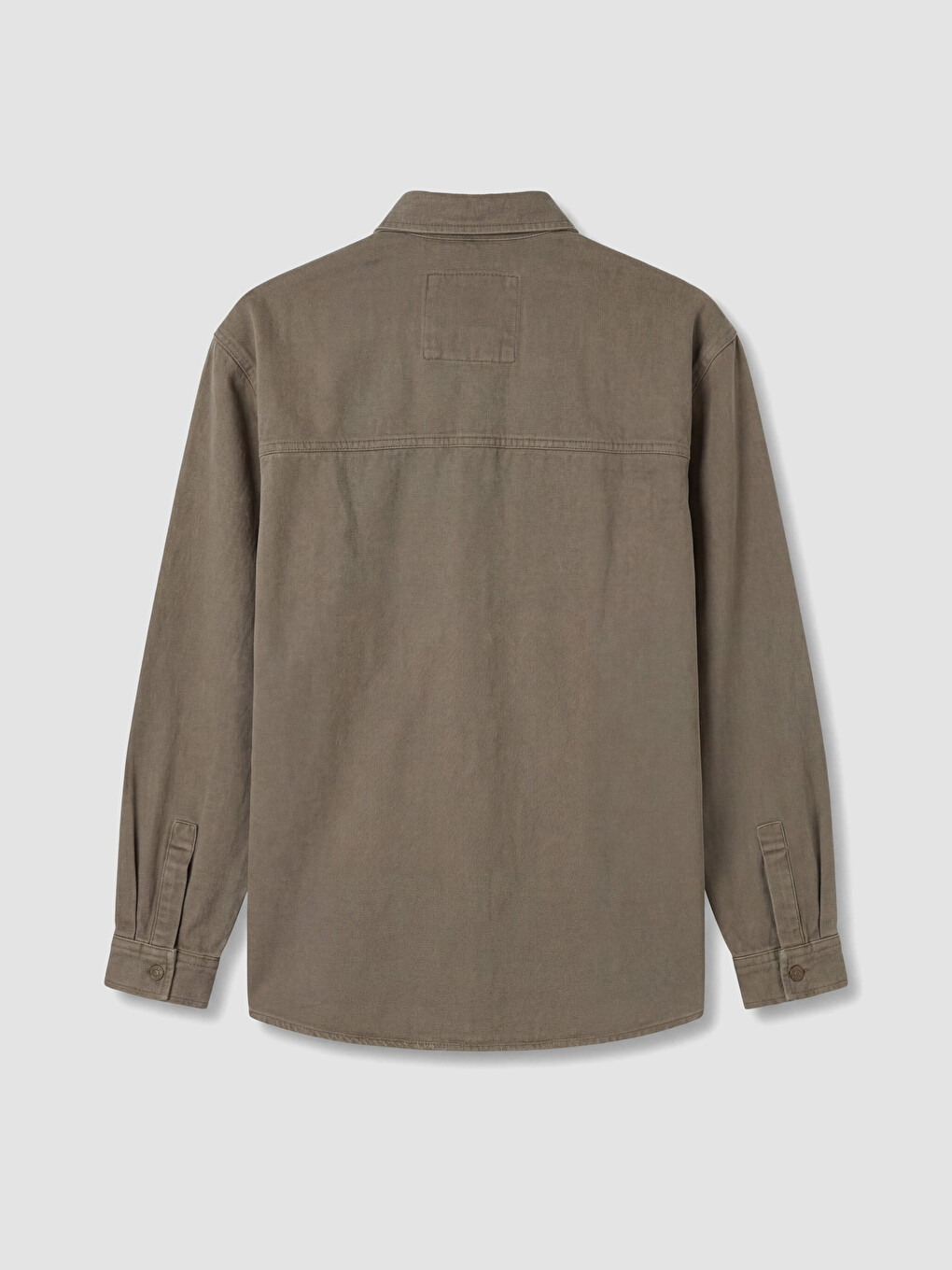 Loose Fit Men's Jean Shirt-6