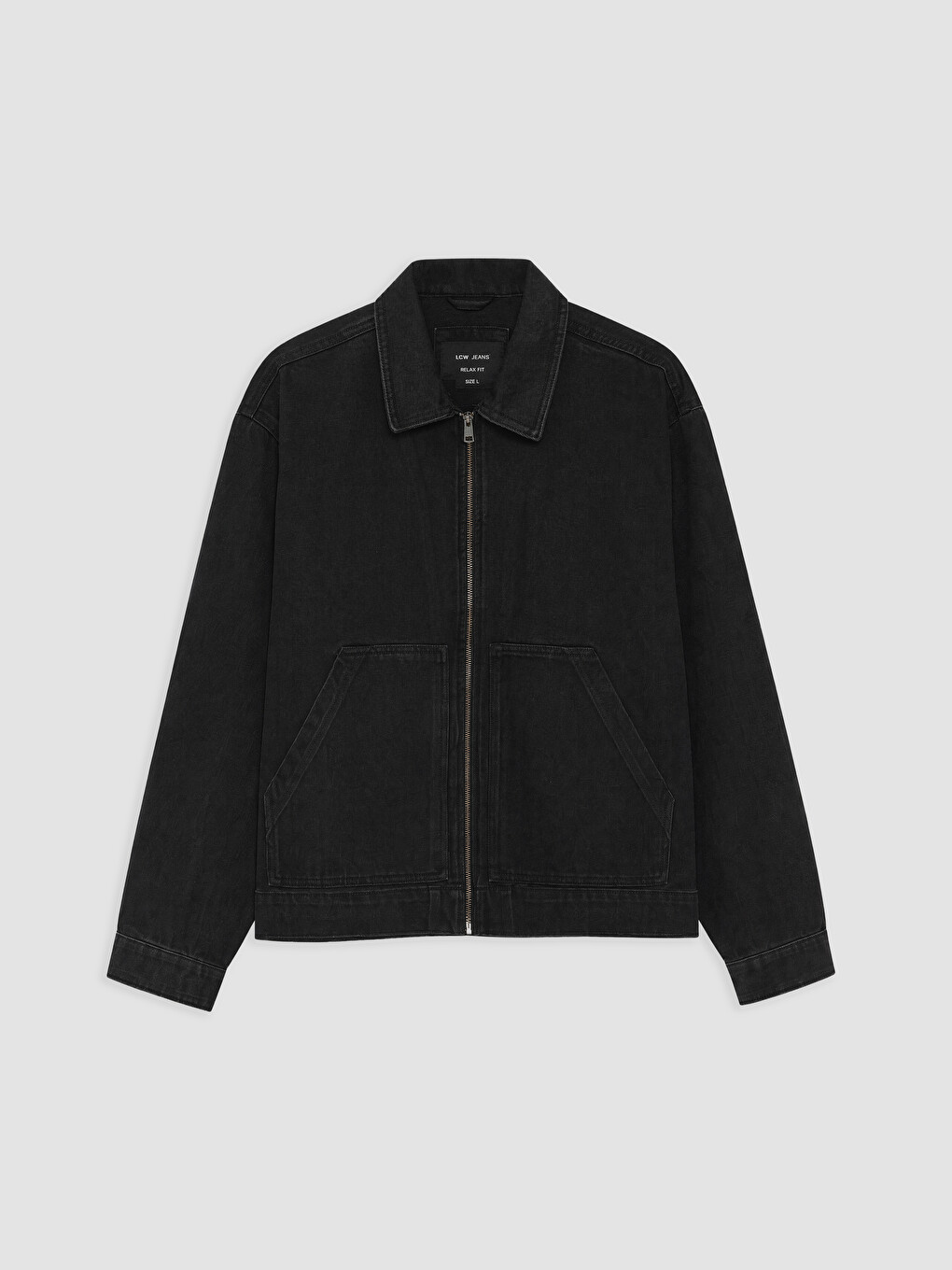 Loose Fit Men's Jean Jacket-3