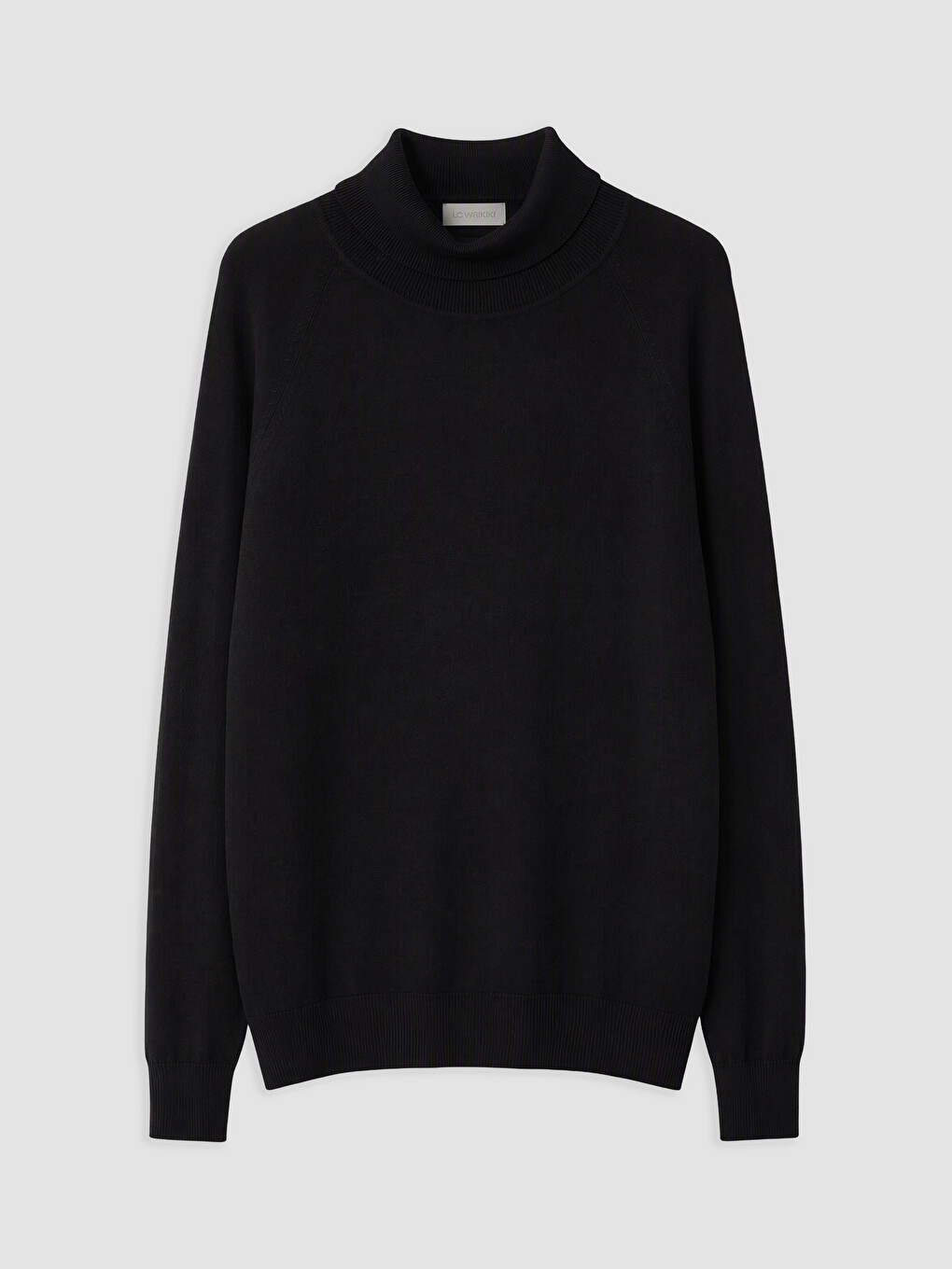 Pulover Tricotat Mock Neck Bărbați-4