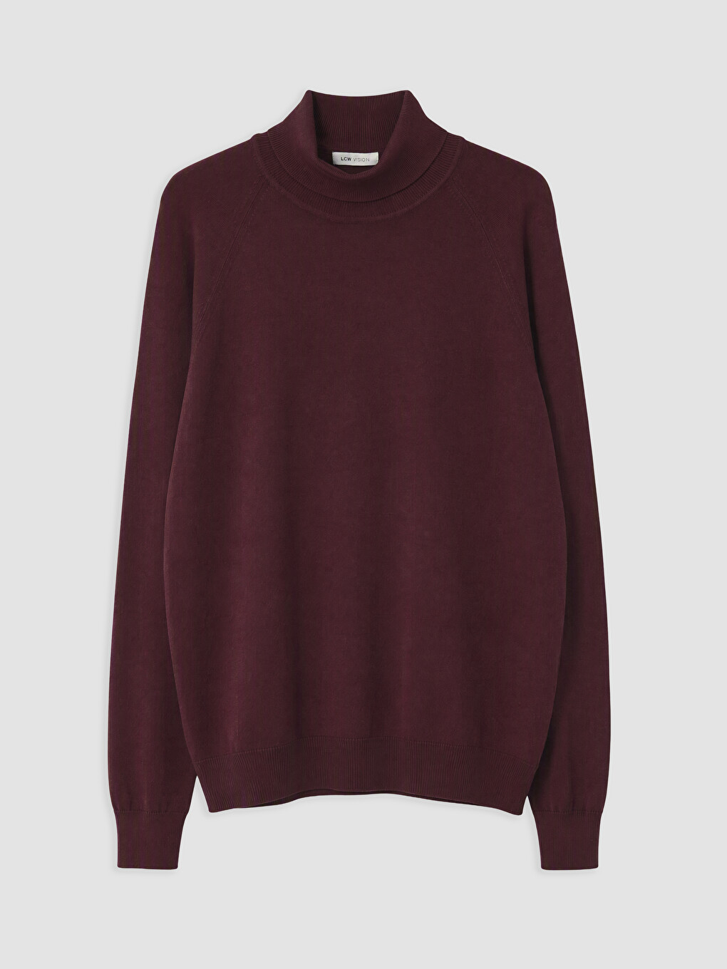 Pulover Tricotat Mock Neck Bărbați-4