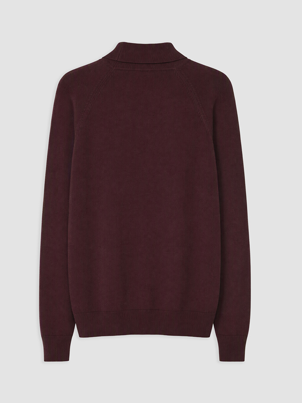 Pulover Tricotat Mock Neck Bărbați-5