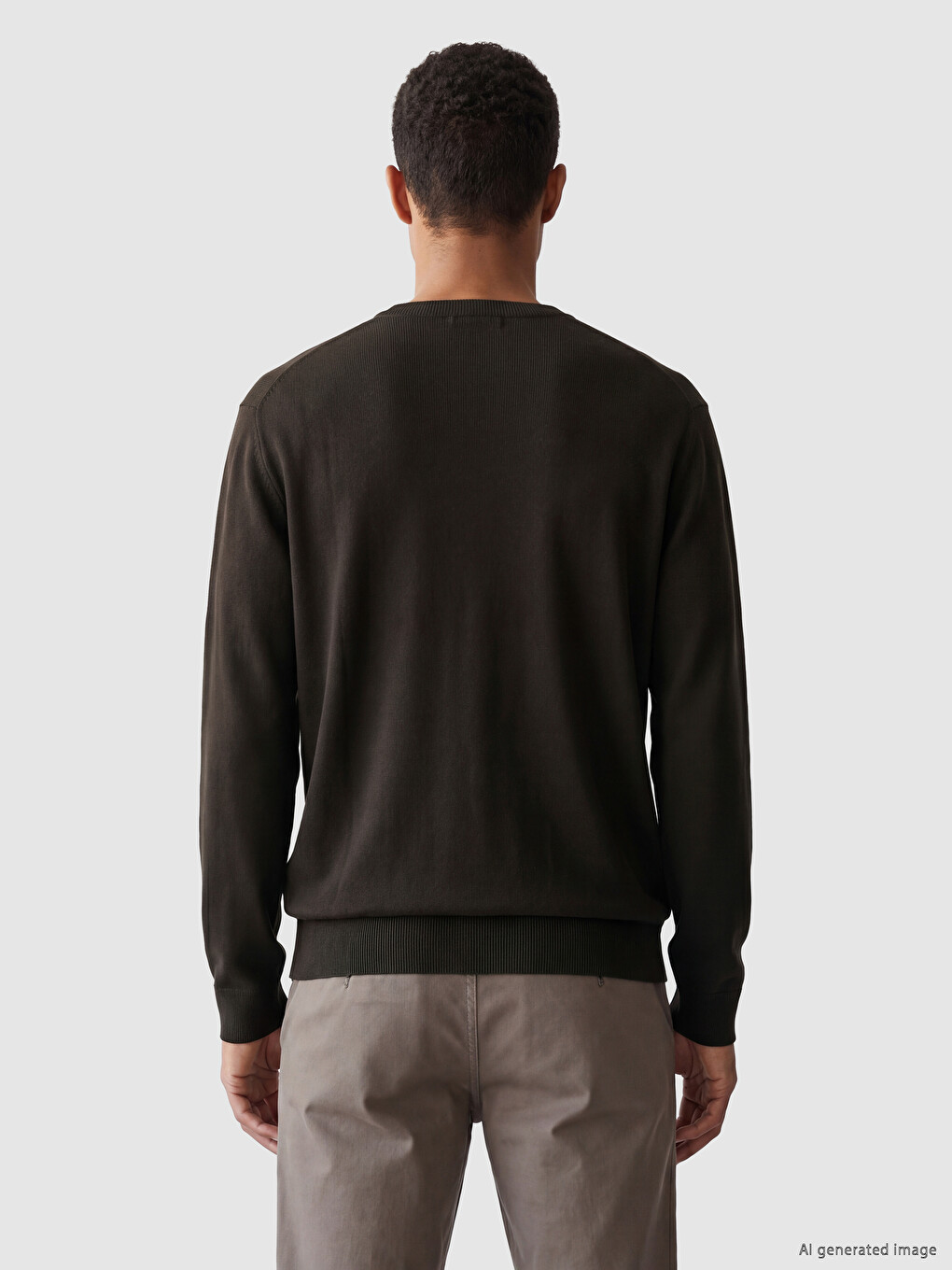 Man Brown Sweater-3