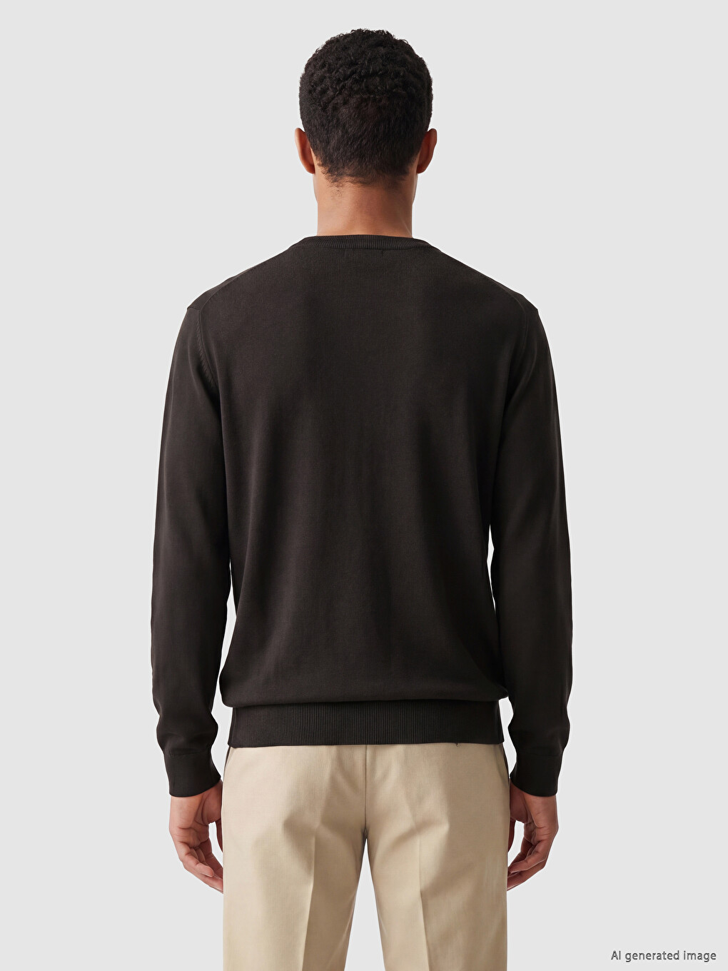 Man Brown Sweater-3