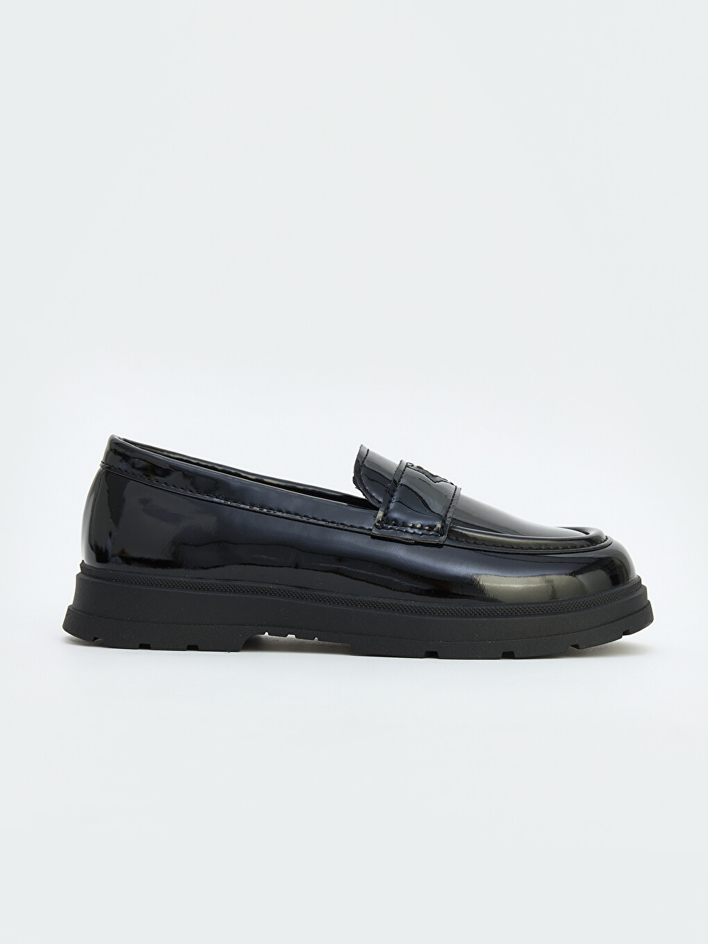Mädchen Schwarz Anzugschuhe-1